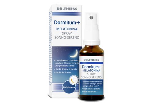 Dormitum+ melatonina spray integratore per il riposo notturno spray orale 30ml