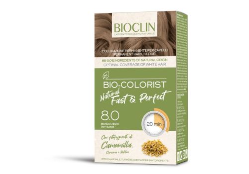 BIOCLIN BIO COLORIST NATURALE FAST&PERFECT BIONDO CHIARO 8.0