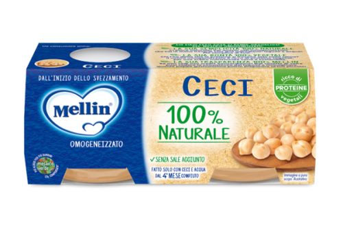 Mellin ceci omogeneizzato 2 x 80 grammi  