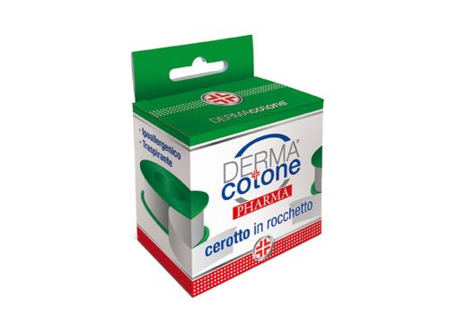 Dermacotone cerotto in rocchetto traspirante 2,5 x 500cm