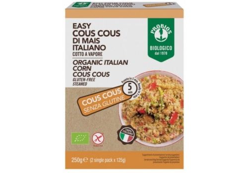 Probios easy cous cous di mais italiano senza glutine 250 grammi