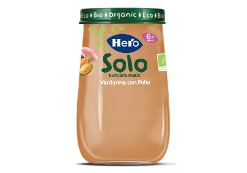 Hero Solo biologico verdurine e pollo omogeneizzato 190 grammi