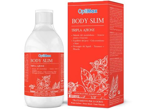 Optimax Body Slim integratore per il controllo del peso soluzione orale 500ml