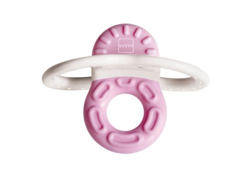 Mam bite & relax fase 1 dentaruolo ergonomico colore rosa  