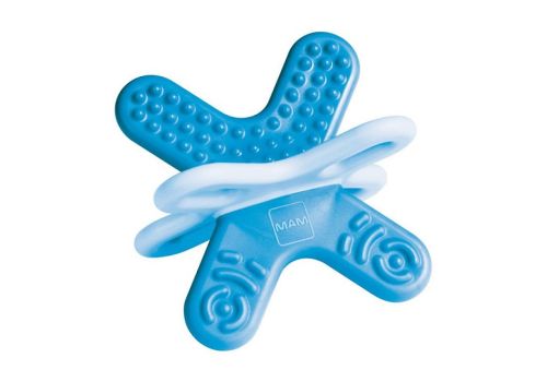 Mam bite & relax fase 2 dentaruolo massaggiante colore azzurro  