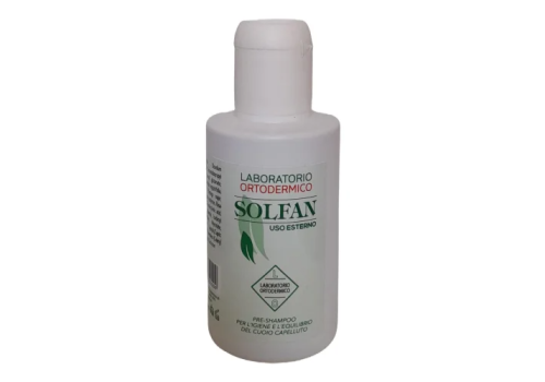 Solfan shampoo delicato per l'igiene e l'equilibrio del cuoio capelluto 125ml