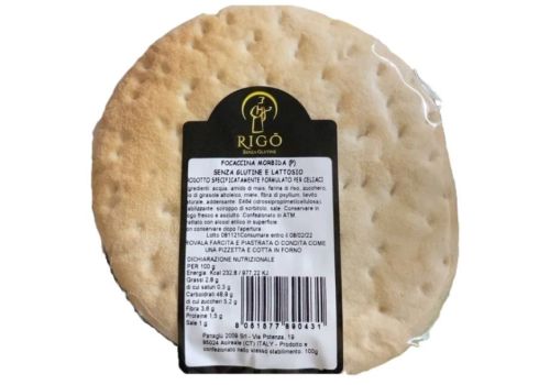 Rigo' focaccina morbida senza glutine 100 grammi