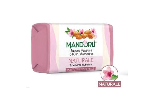 Mandorlì sapone vegetale all'olio di mandorle naturale emolliente e nutriente 100 grammi