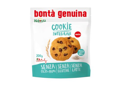Kebonta' Cookie Integrale senza glutine 200 grammi