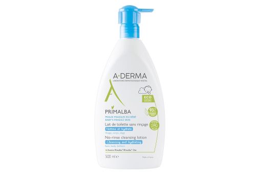 Aderma Primalba latte detergente viso-corpo idratante per la pelle fragile del bebè 500ml