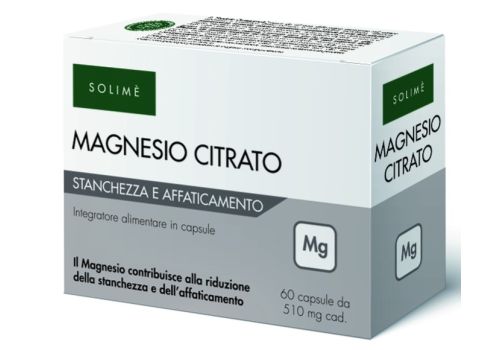 Magnesio citrato integratore energizzante e per il benessere muscolare 60 capsule