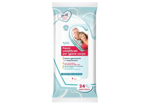 Ifrofil panni umidificati per l'igiene degli anziani 24 pezzi