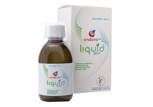 Endovir Liquid Plus collutorio protettivo rinfrescante e igienizzante delle mucose orali 200ml