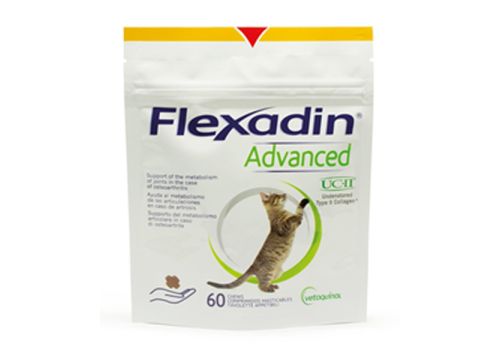 Flexadin Advanced mangime complementare per il supporto del metabolismo articolare del gatto 60 tavolette