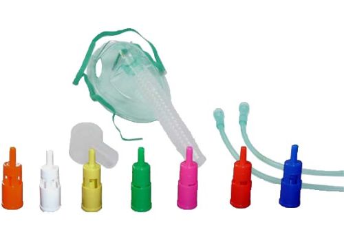 Venturi maschera adulti con 7 raccordi 1 pezzo