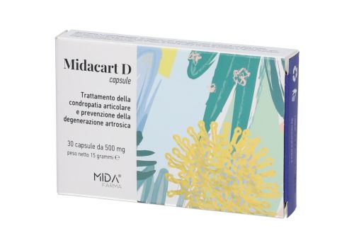 Midacart D integratore per l'apparato muscolo-scheletrico 30 capsule