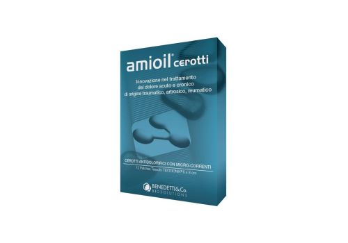 Amioil cerotti antidolorifici 12 pezzi