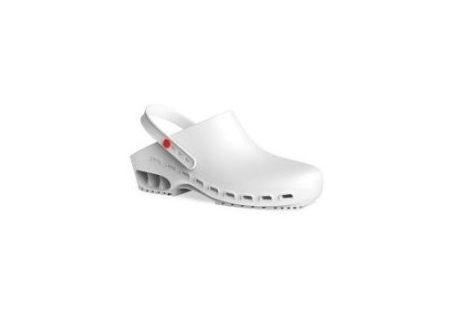 Secur strap white calzatura sanitaria unisex con cinturino colore bianco taglia 38-39