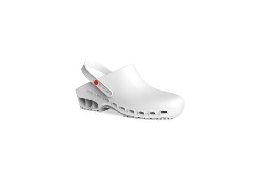 Secur strap white calzatura sanitaria unisex con cinturino colore bianco taglia 40-41