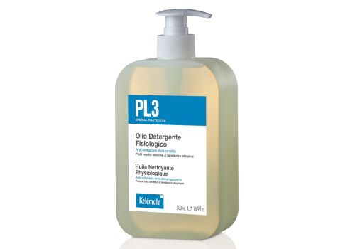 Pl3 olio detergente fisiologico per pelle sensibile 500ml