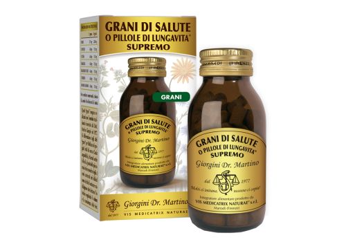 Grani di salute o pillole di lungavita supremo integratore per la regolarità del transito intestinale 90 grammi