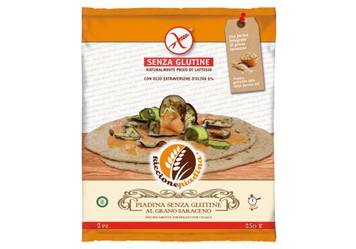 Riccione piadina al grano saraceno senza glutine 2 x 125 grammi