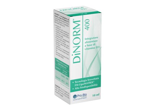 Dinorm 400 integratore di vitamina D gocce orali 10ml
