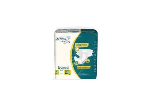 SERENITY SOFTDRY PANNOLONI MUTANDINA EXTRA TG.L 15PZ