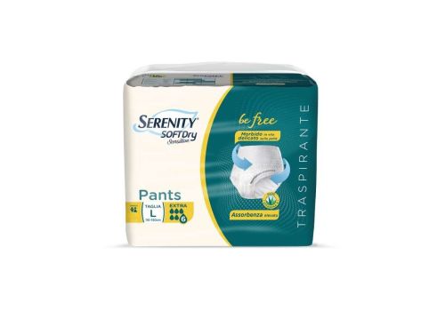 Serenity Soft Dry Sensitive pants extra taglia L 12 pezzi