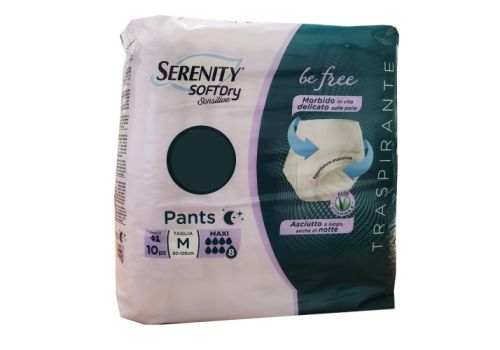 SERENITY SOFTDRY SENSITIVE PANTS MAXI 10PZ TG.M
