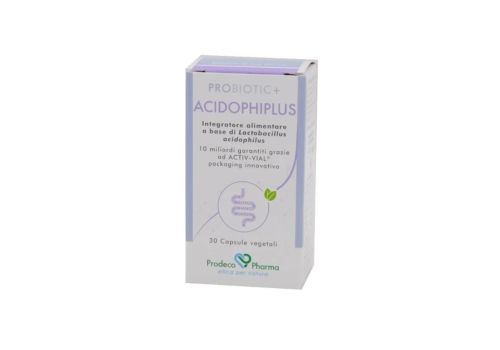Probiotic + Acidophiplus integratore per la funzione intestinale 30 capsule