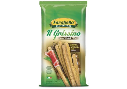 Farabella grissini ai semi di chia senza glutine 200 grammi