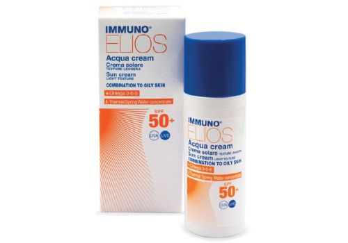 Immuno Elios Acqua Cream spf50+ crema solare per il viso 40ml