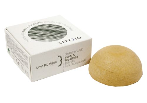 Effebio shampoo solido all’avena e fico d’india 60 grammi