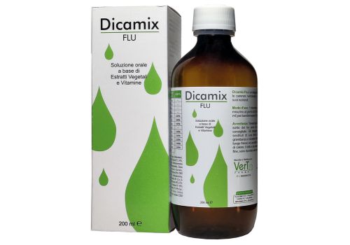 Dicamix Flu integratore a base di estratti vegetali e vitamine soluzione orale 200ml
