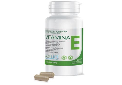 Algilife Vitamina E integratore per la salute della pelle 60 capsule 