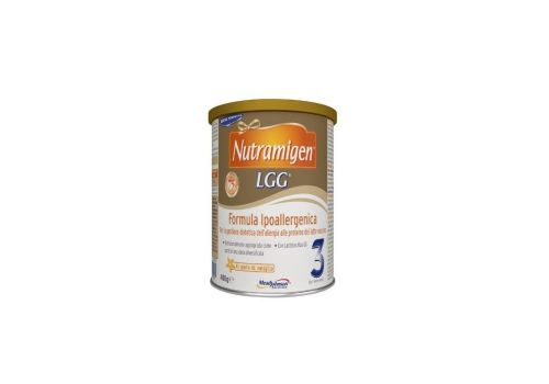 Nutramigen LGG 3 formula a base di proteine per la gestione dell'allergia al latte vaccino polvere 400 grammi 