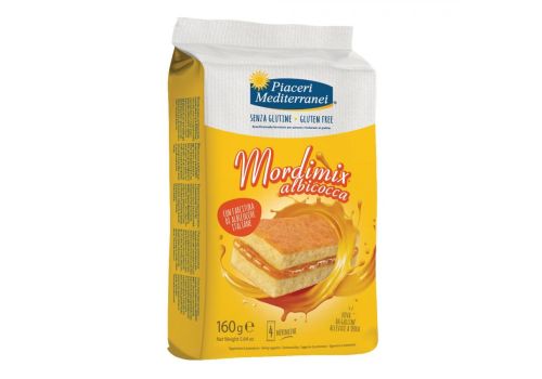 Piaceri Mediterranei Mordimix snack all'albicocca senza glutine 4 x 40 grammi