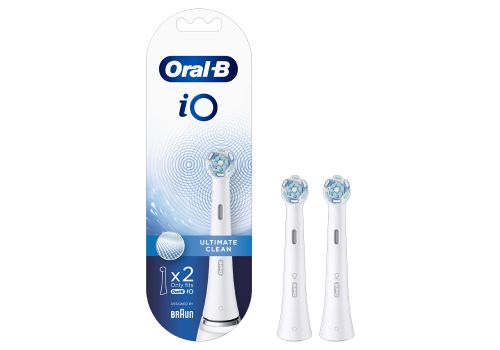 Oral-B io power refill ultimate clean testine di ricambio 2 pezzi