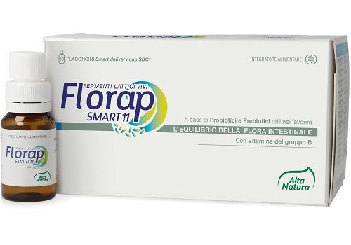 Florap Smart 11 integratore di fermenti lattici 10 flaconcini 10ml
