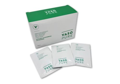 Vasopure crema linfodrenante per il trattamento di cellulite ed edemi 30 bustine da 10 grammi