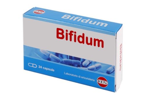 Bifidum integratore per l'equilibrio della flora batterica intestinale 24 capsule