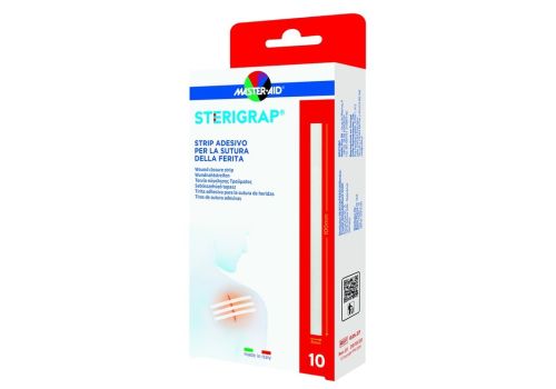 Master Aid Sterigrap strip adesivo per sutura della ferita 100 x 6mm 10 pezzi