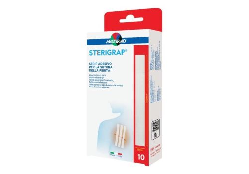 Master Aid Sterigrap strip adesivo per sutura della ferita 100 x 12mm 6 pezzi