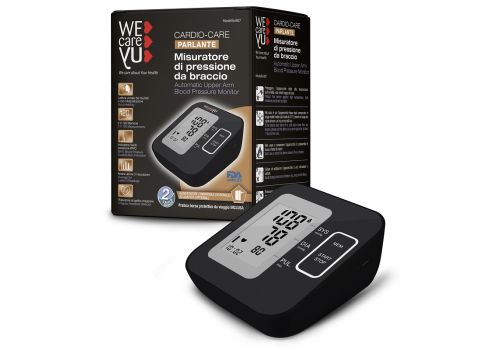 We Care Yu Cardio-Care Parlante misuratore di pressione automatico da braccio