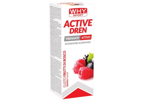WhySport Active Dren integratore drenante gusto frutti di bosco 500ml