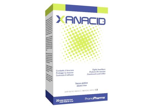 Xanacid dispositivo medico per l'acidità gastrica 20 stick pack