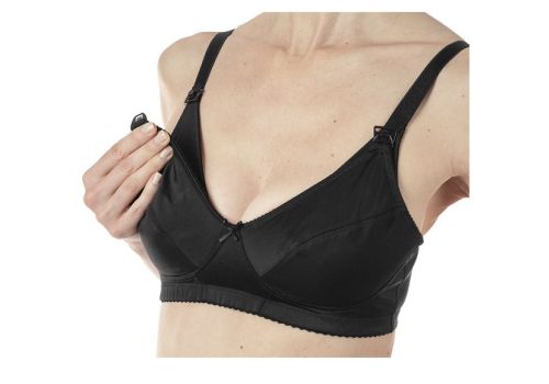 Mammy reggiseno allattamento in microfibra colore nero taglia 4d  
