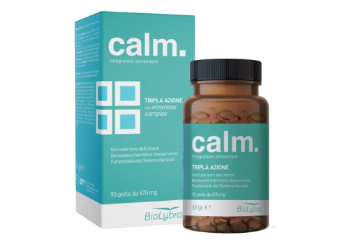 Biolybra Calm integratore per il benessere psico-fisico 90 perle