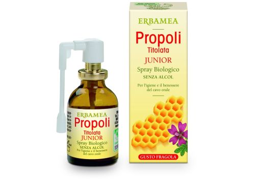 Propoli titolata junior gusto fragola integratore per bambini gocce orali 20ml